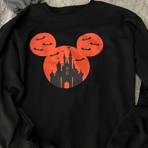 5/$10 item Black Sweatshirt with Orange Castle Design